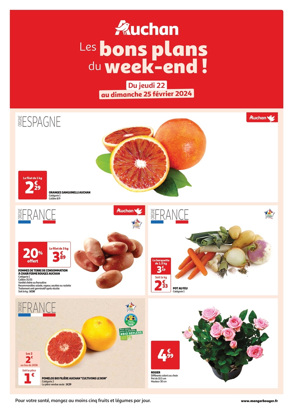 Catalogue Auchan du 22 février au 25 février 2024