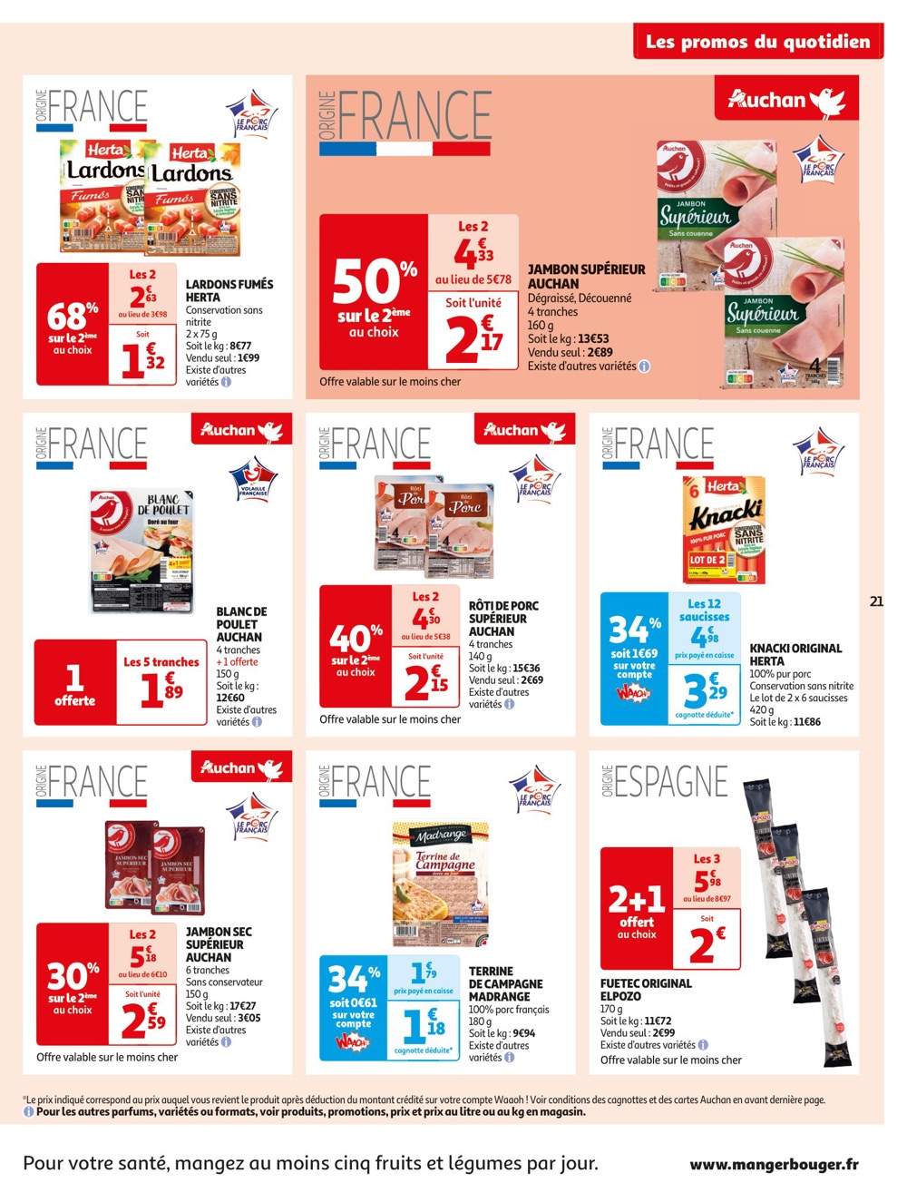 Catalogue Auchan du Supermarché du 19 mars au 31 mars 2024