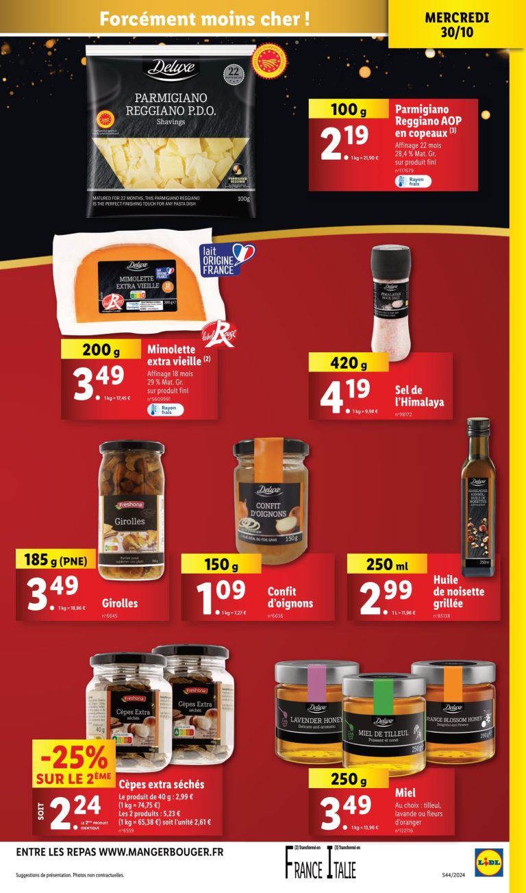 Catalogue Lidl Du 30 Octobre Au 5 Novembre 2024