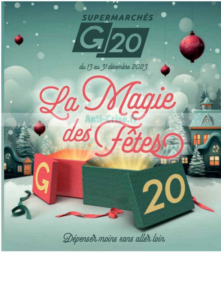 Catalogue G20 Noël 2024