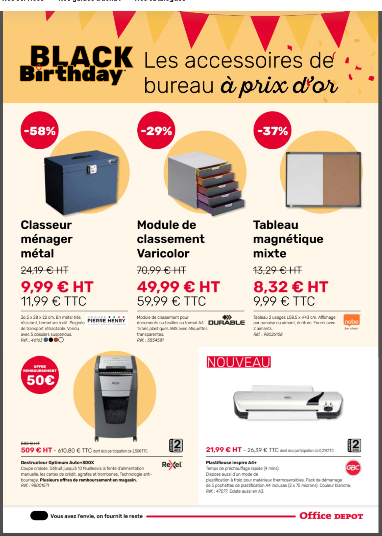 Catalogue Office Depot Black Friday 2023 » Promocataloguesfr