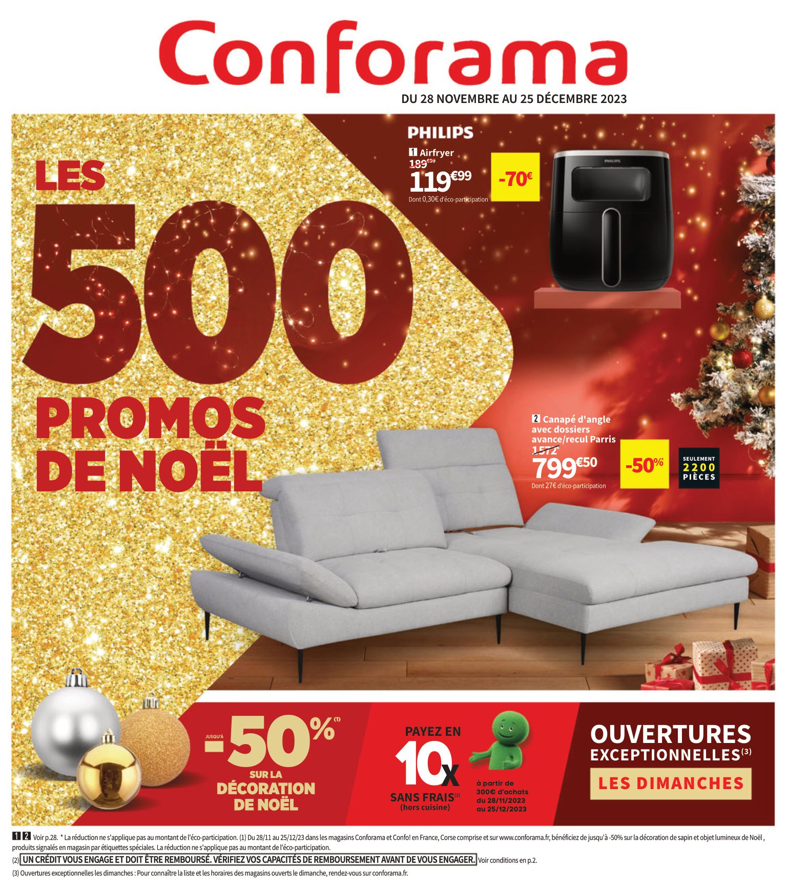 Catalogue Conforama Noël 2023 1 – conforama 28 25 01 1