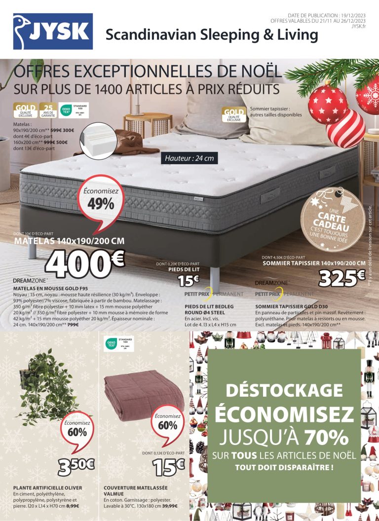 Catalogue JYSK Noël 2024