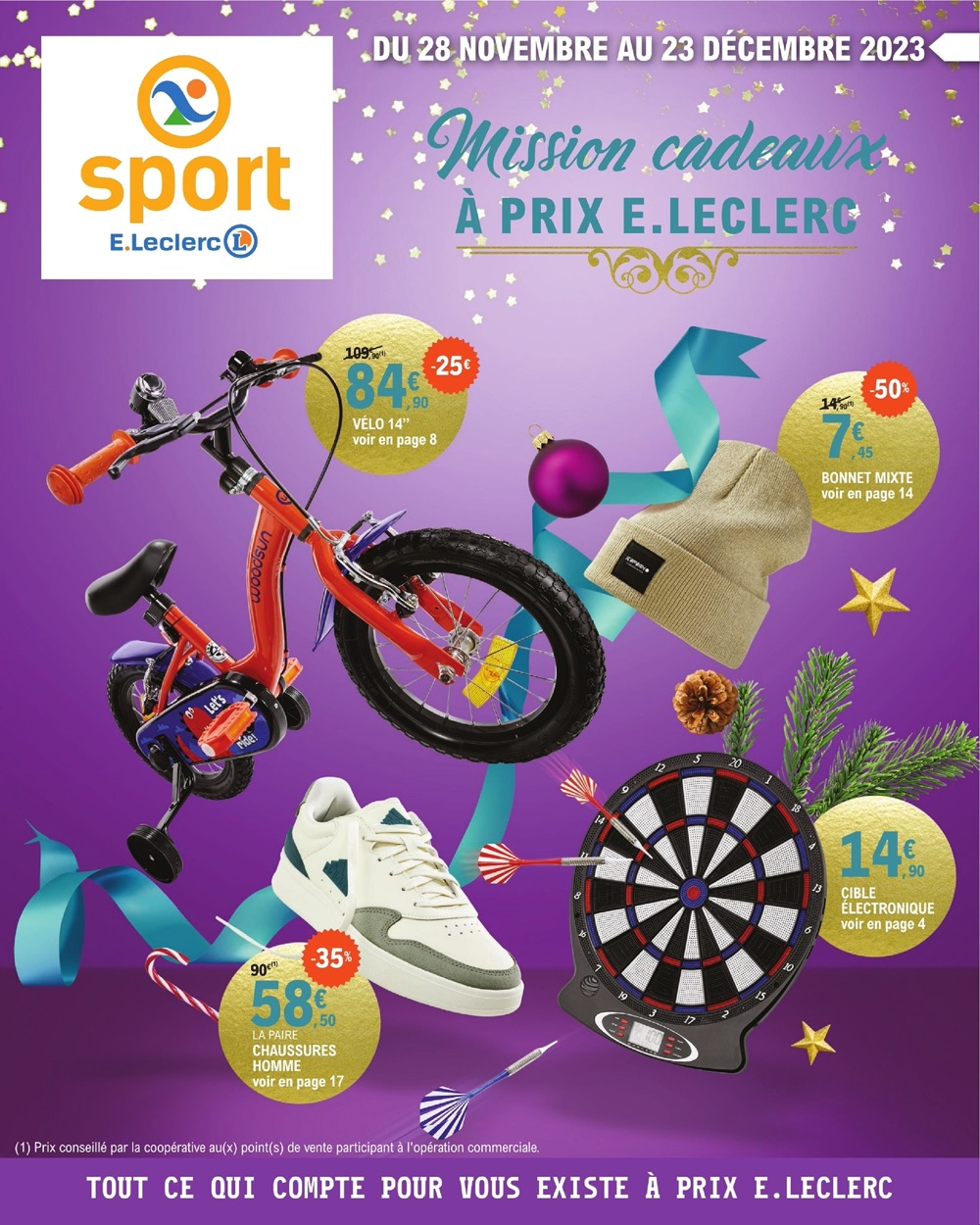 Catalogue E.Leclerc Sport du 28 novembre au 23 décembre, 2023