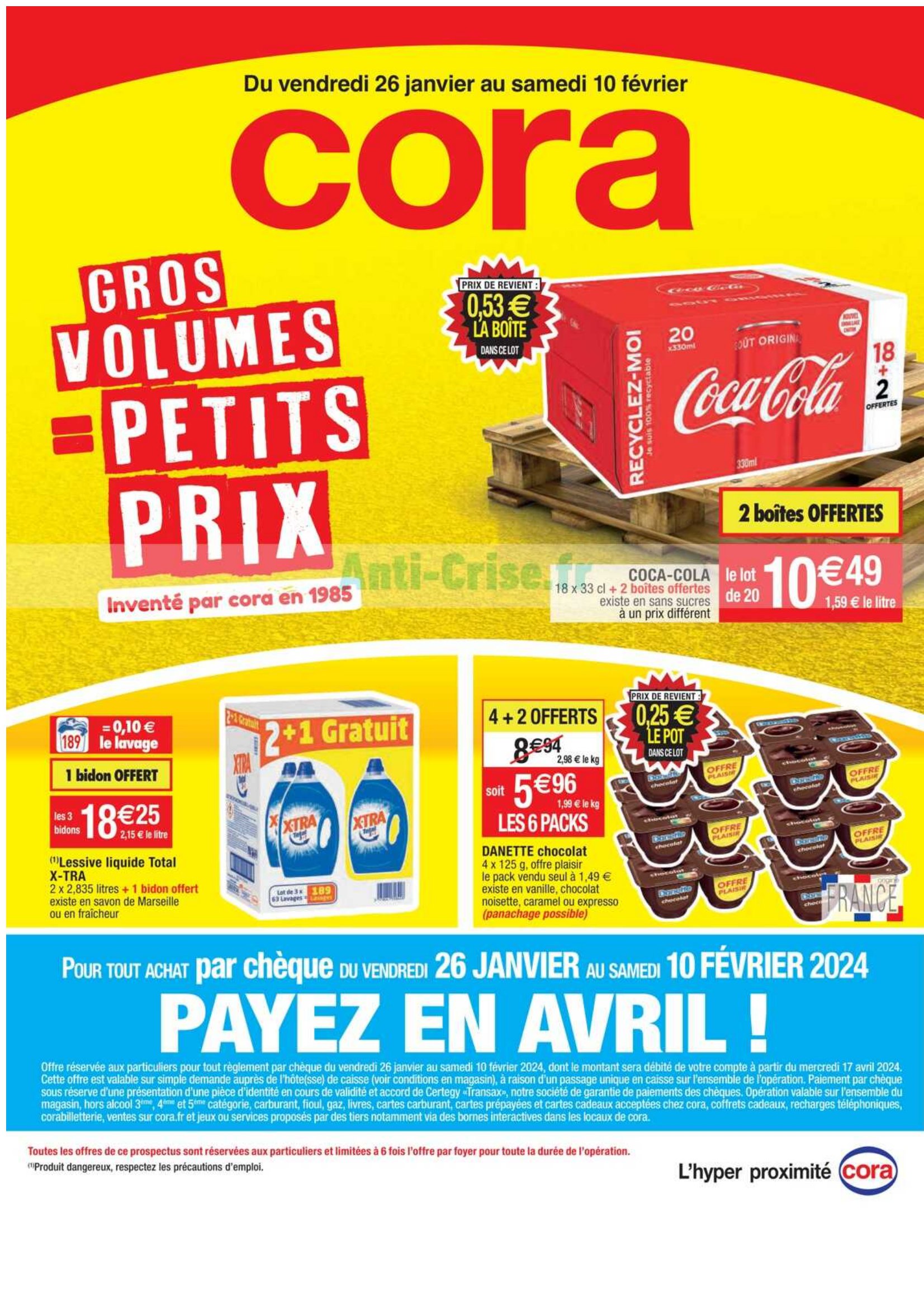 Catalogue Cora du 26 janvier au 10 février 2024 » Promocataloguesfr