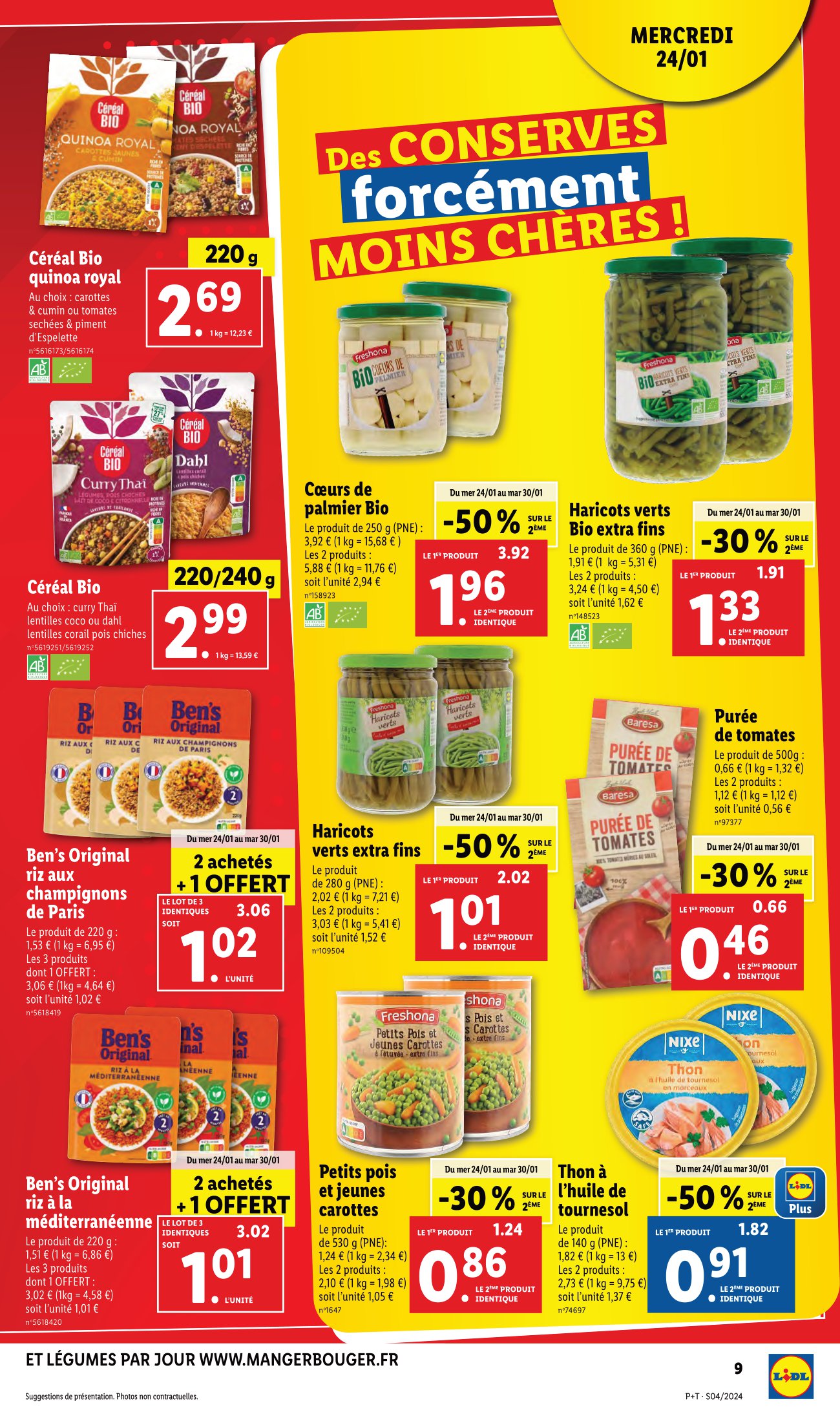 Catalogue Lidl du 24 janvier au 30 janvier 2024 » Promocataloguesfr