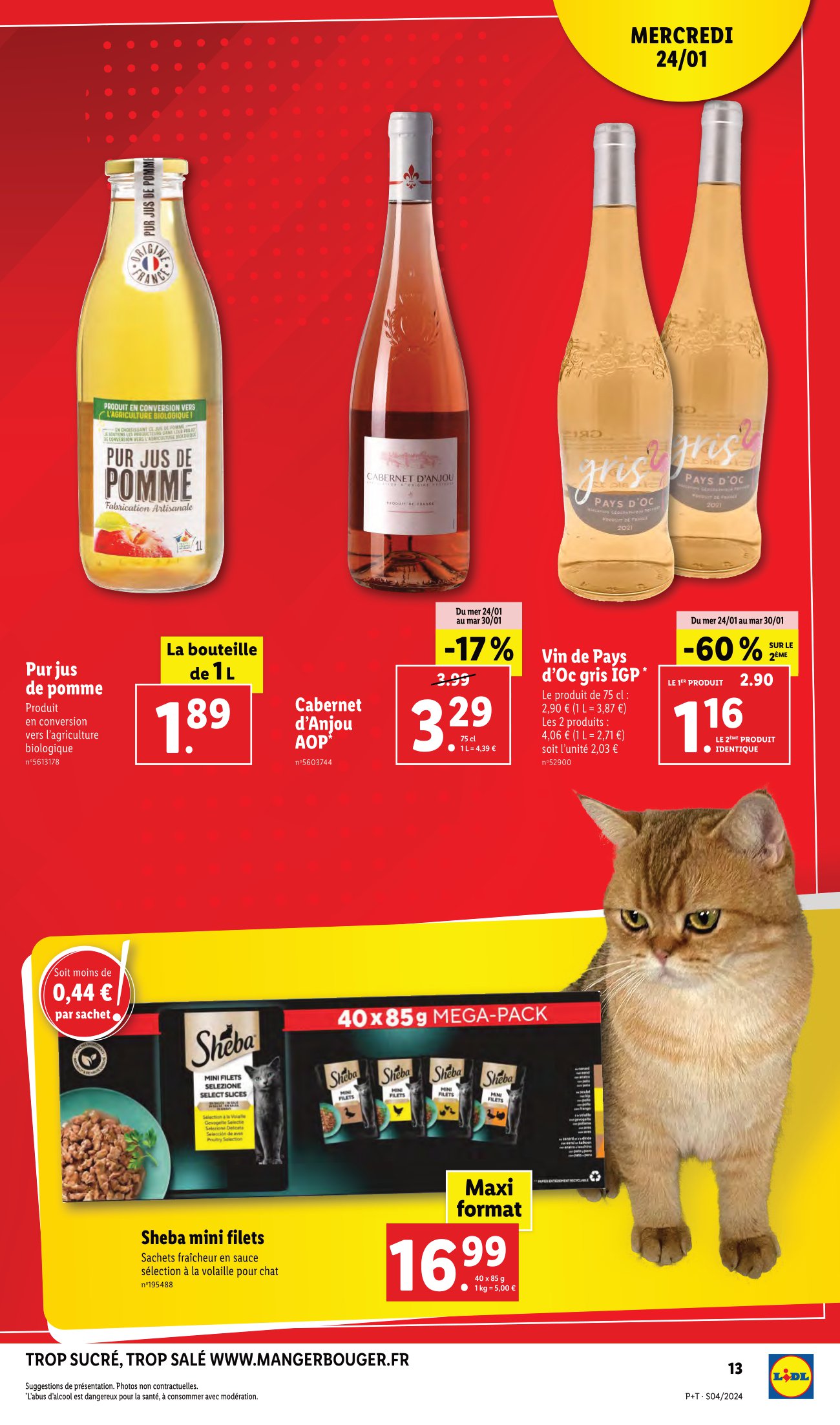 Catalogue Lidl du 24 janvier au 30 janvier 2024 » Promocataloguesfr