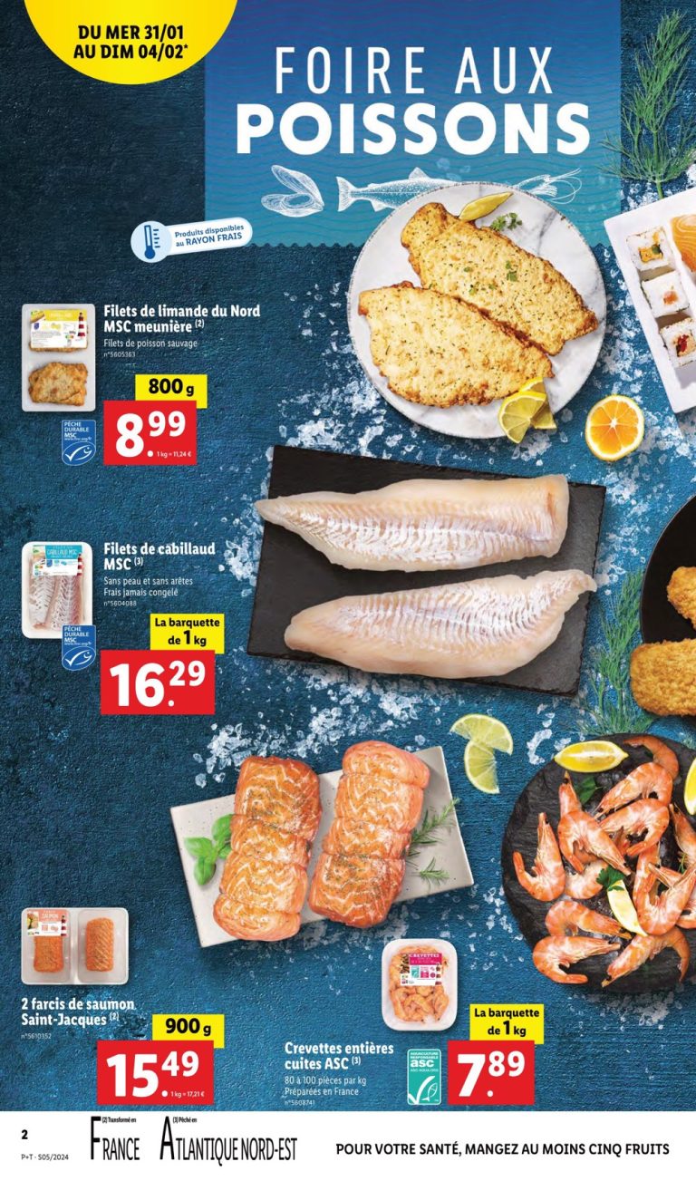 Catalogue Lidl Du Mars Au Mars