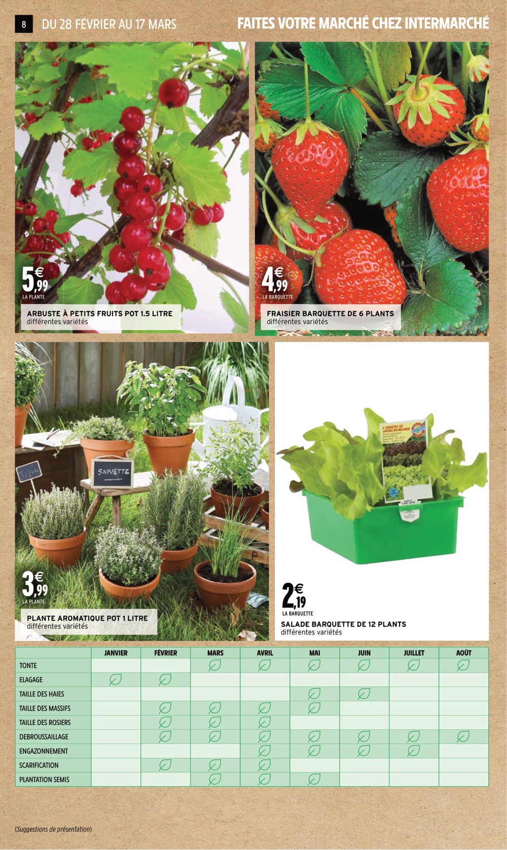 Catalogue Intermarché Jardin du 27 février au 17 mars 2024