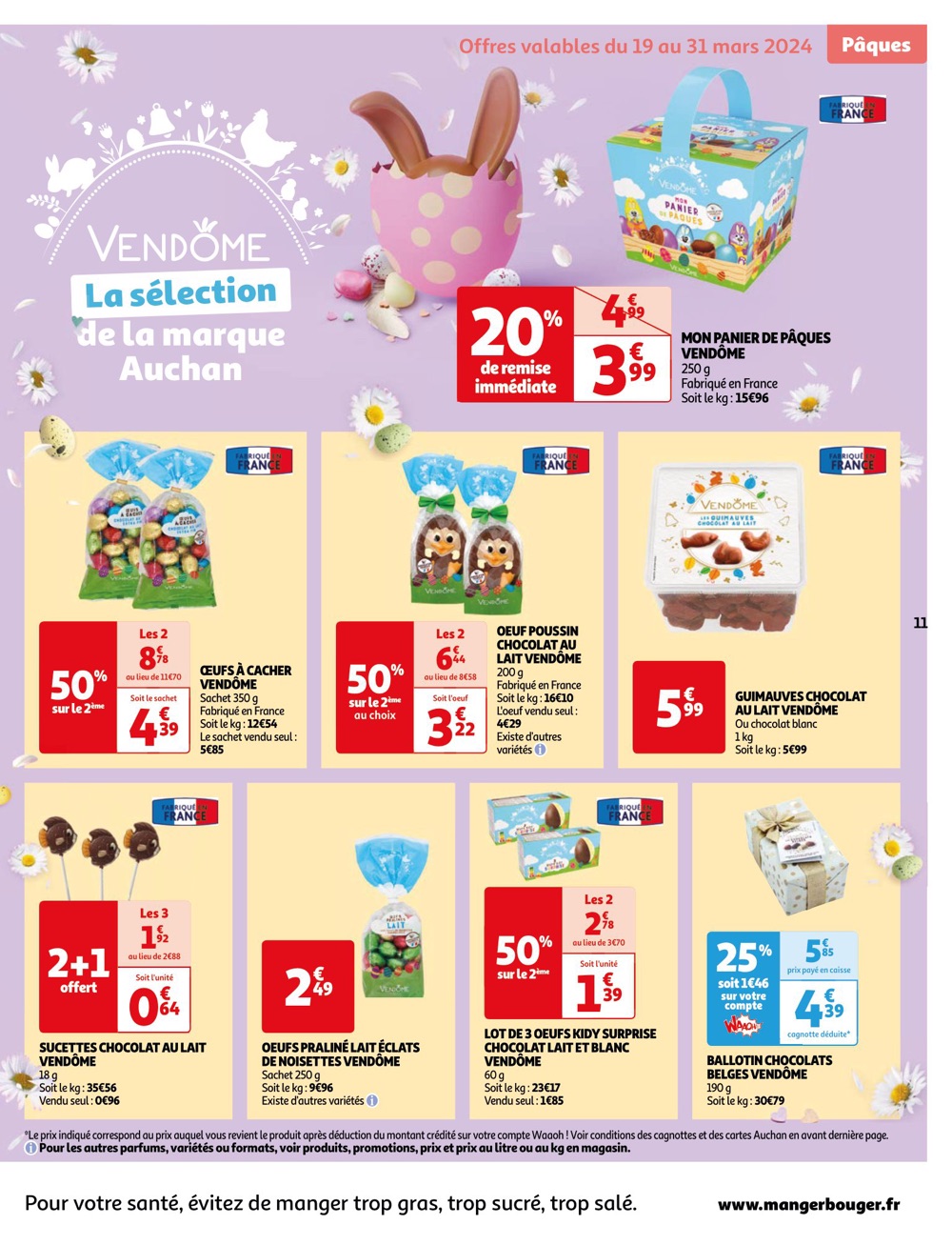 Catalogue Auchan Du 19 Mars Au 1 Avril 2024