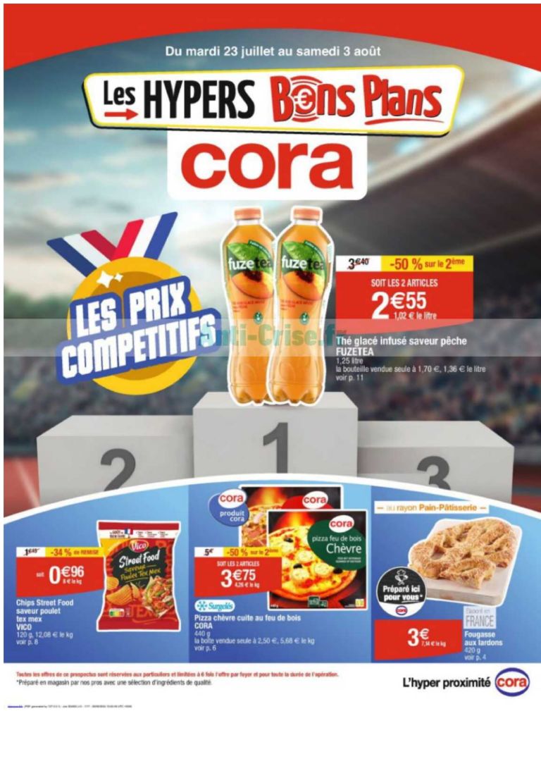 Catalogue Cora du 23 juillet au 3 août, 2024