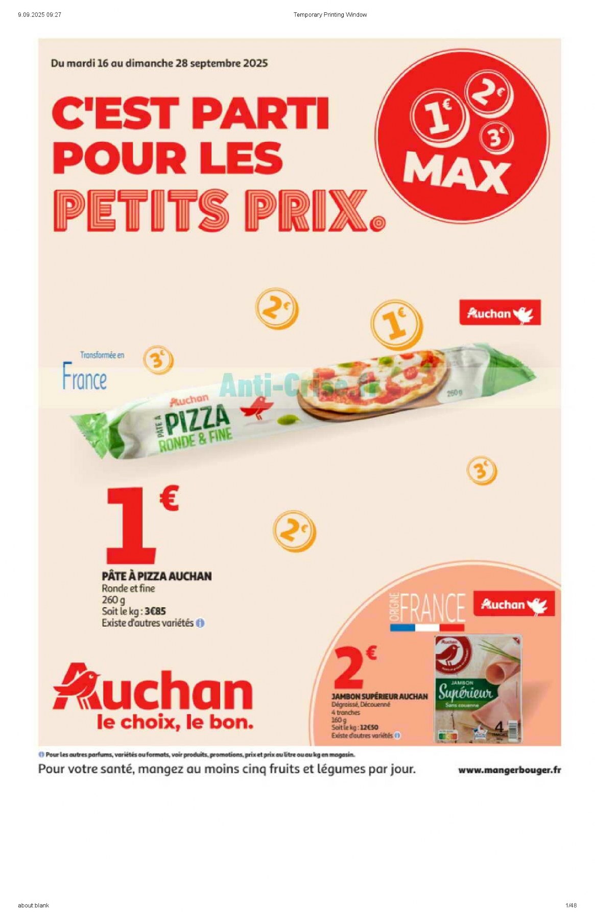 Catalogue Auchan du 16 septembre au 28 septembre, 2025 36 – auchan catalogue 1 1