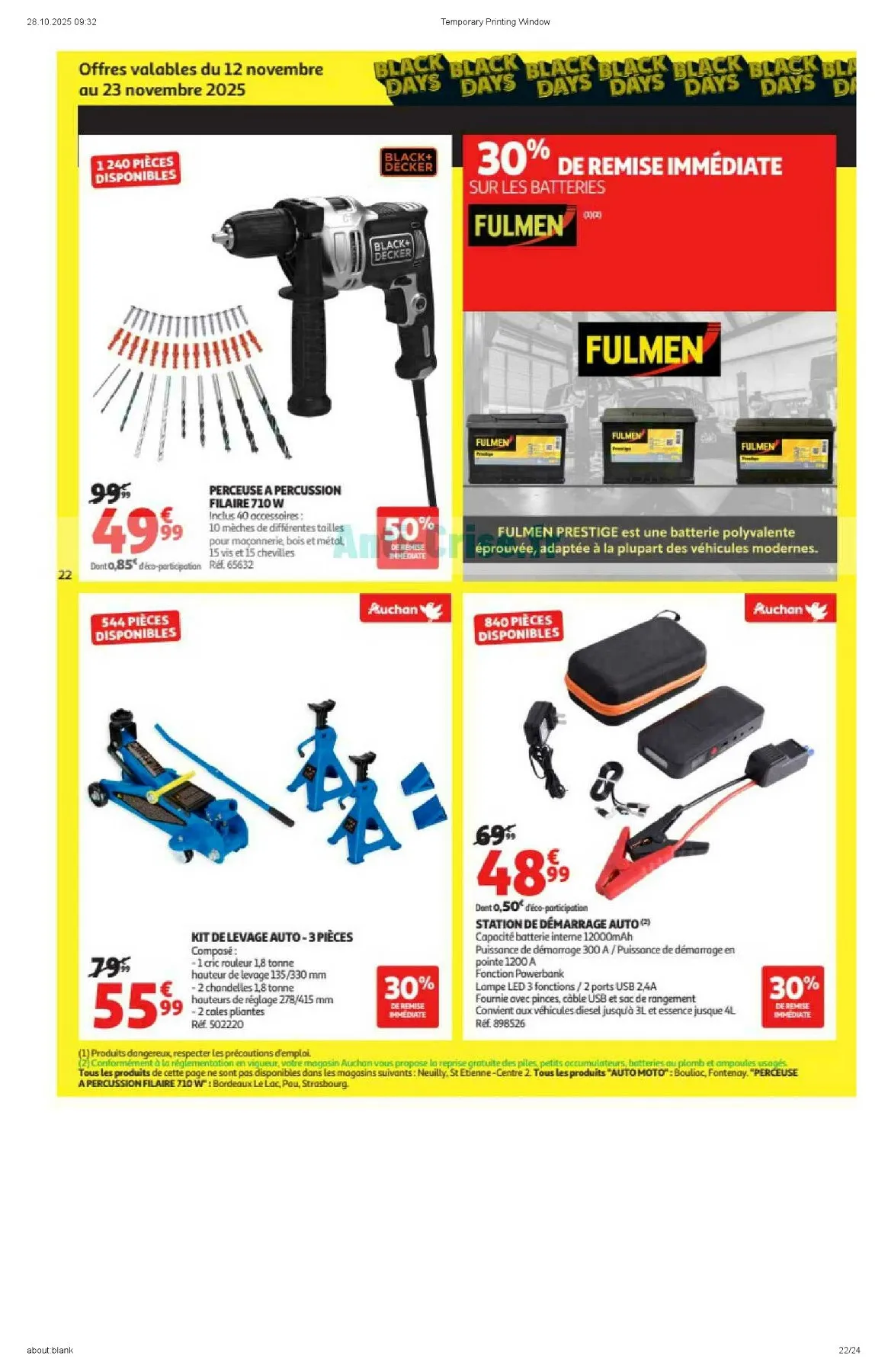 Catalogue Auchan Black Friday 2025 3 – auchan black 22