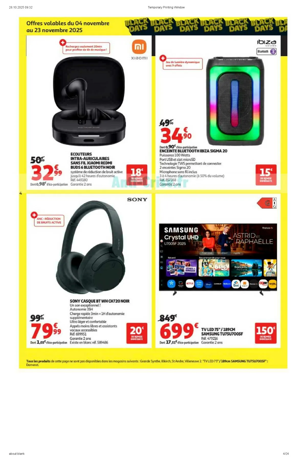 Catalogue Auchan Black Friday 2025 3 – auchan black 4