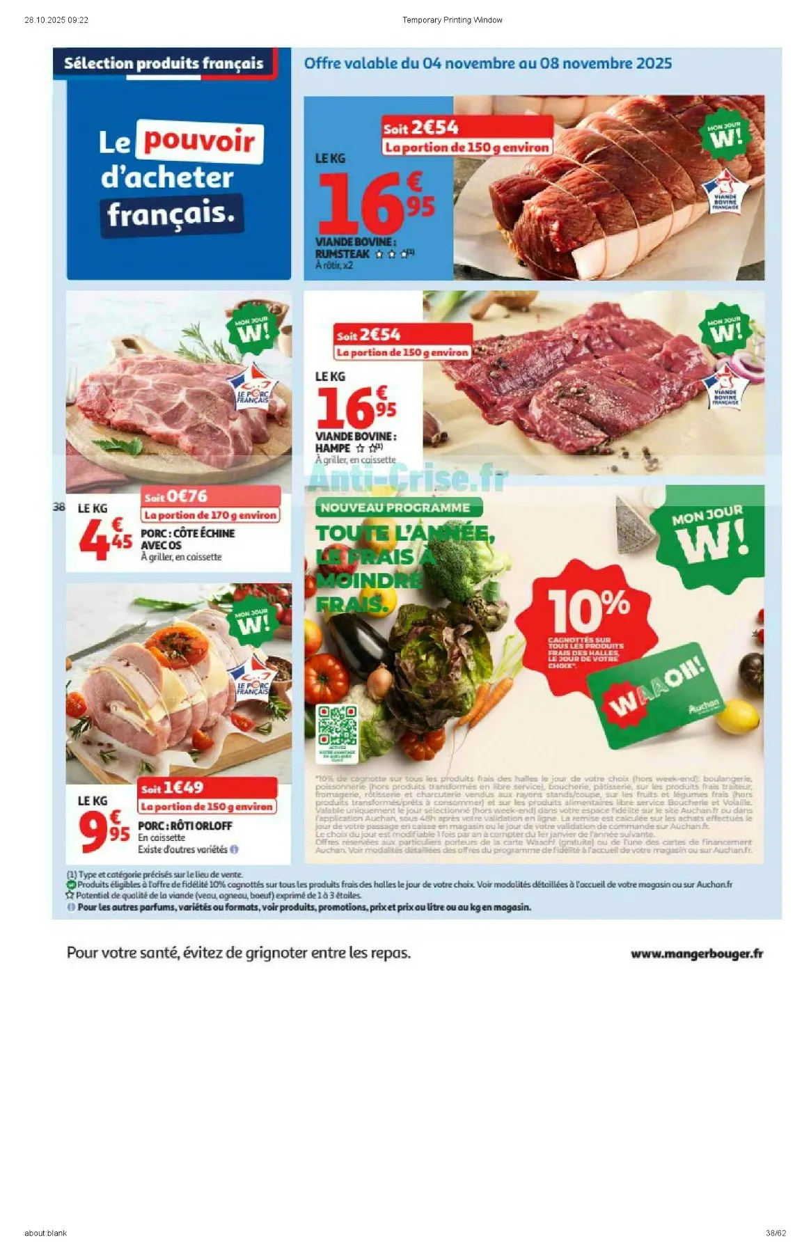 Catalogue Auchan du 4 novembre au 16 novembre, 2025 8 – auchan catalogue 38