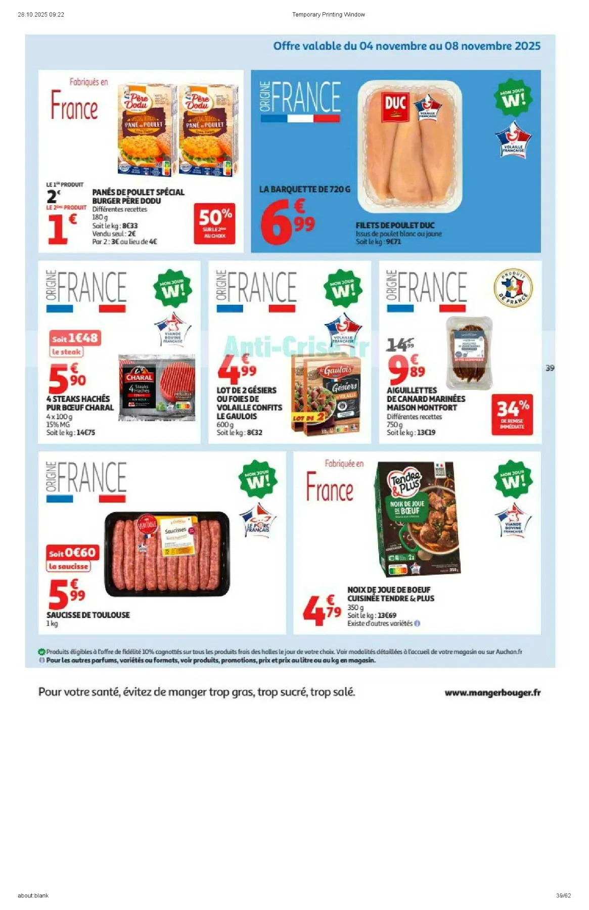 Catalogue Auchan du 4 novembre au 16 novembre, 2025 9 – auchan catalogue 39