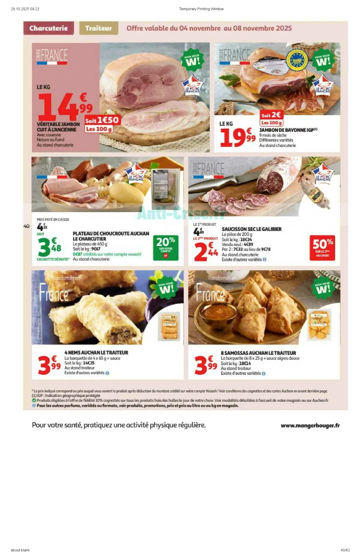 Catalogue Auchan du 4 novembre au 16 novembre, 2025 10 – auchan catalogue 40
