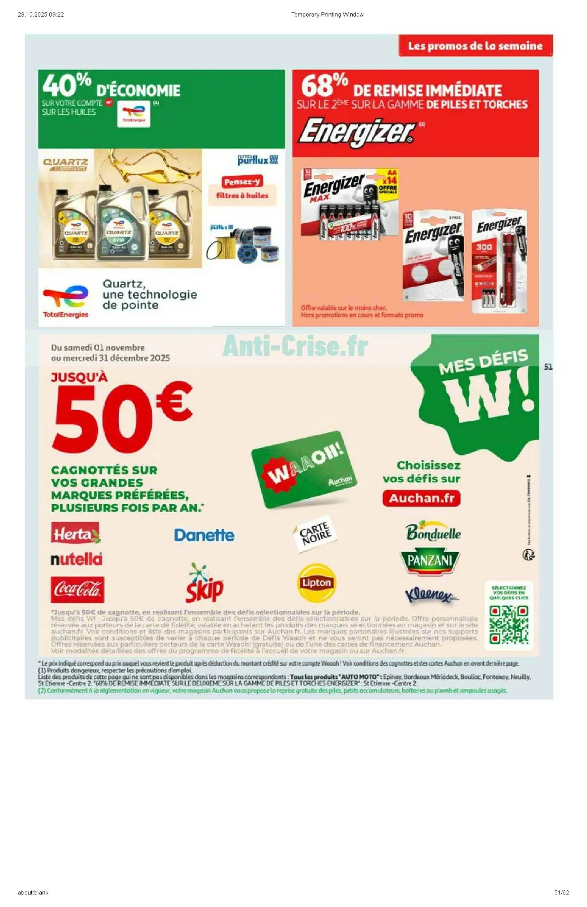 Catalogue Auchan du 4 novembre au 16 novembre, 2025 1 – auchan catalogue 51