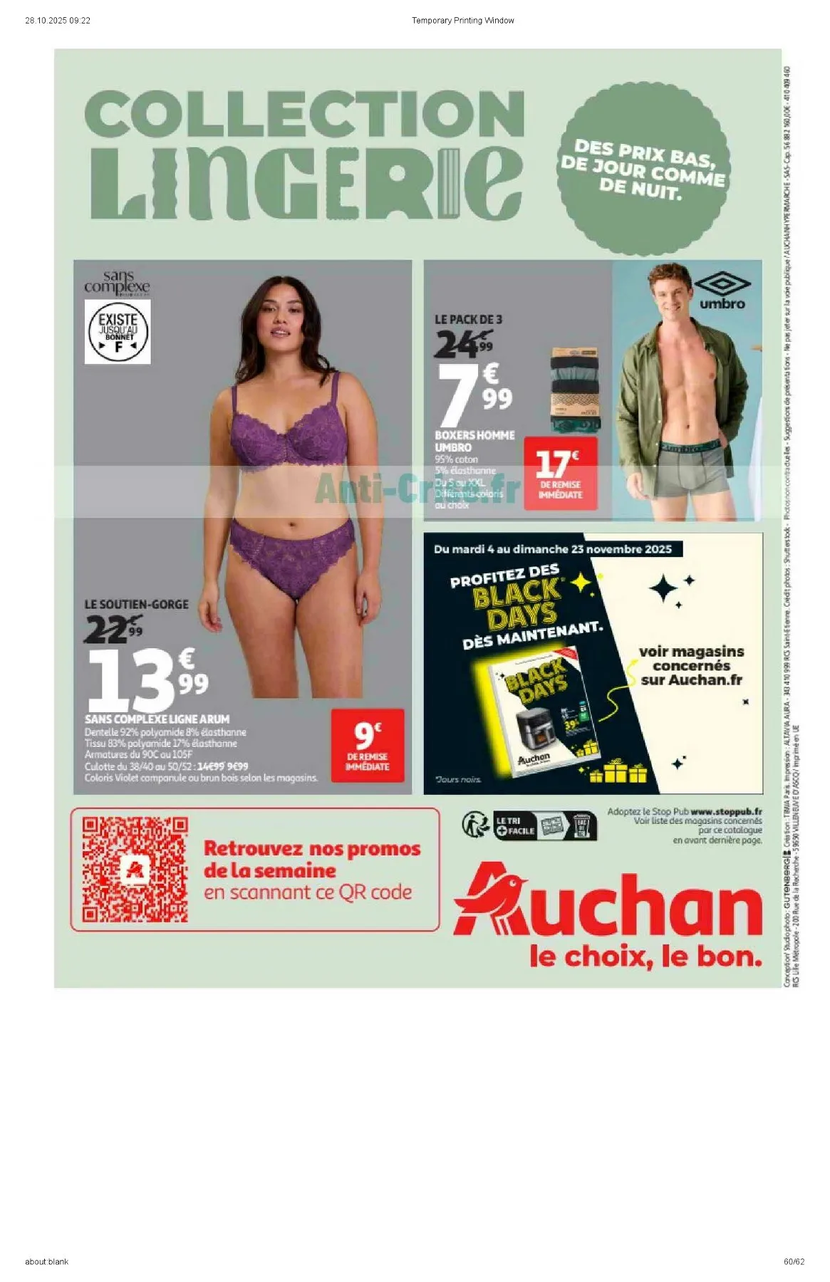 Catalogue Auchan du 4 novembre au 16 novembre, 2025 4 – auchan catalogue 60