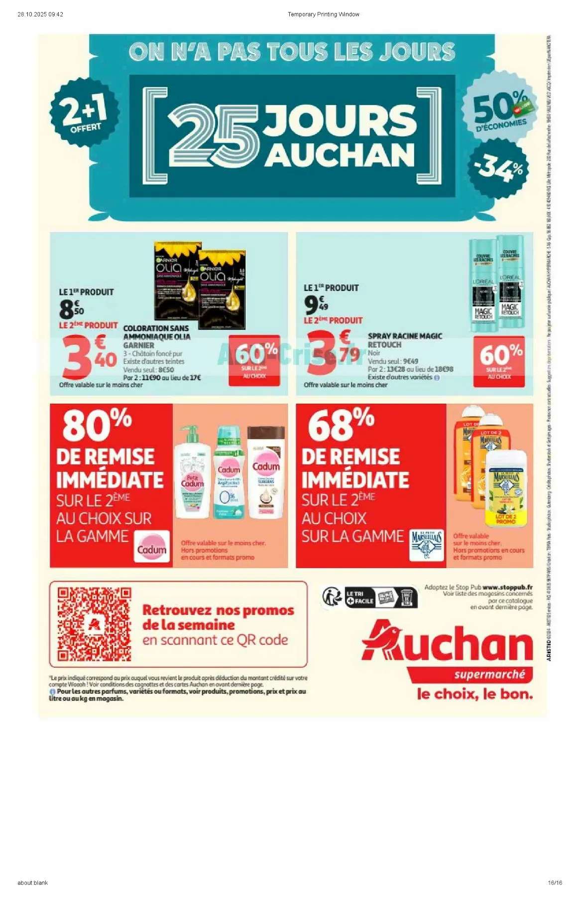 Catalogue Auchan Supermarché du 4 novembre au 16 novembre, 2025 4 – auchan super 16 1