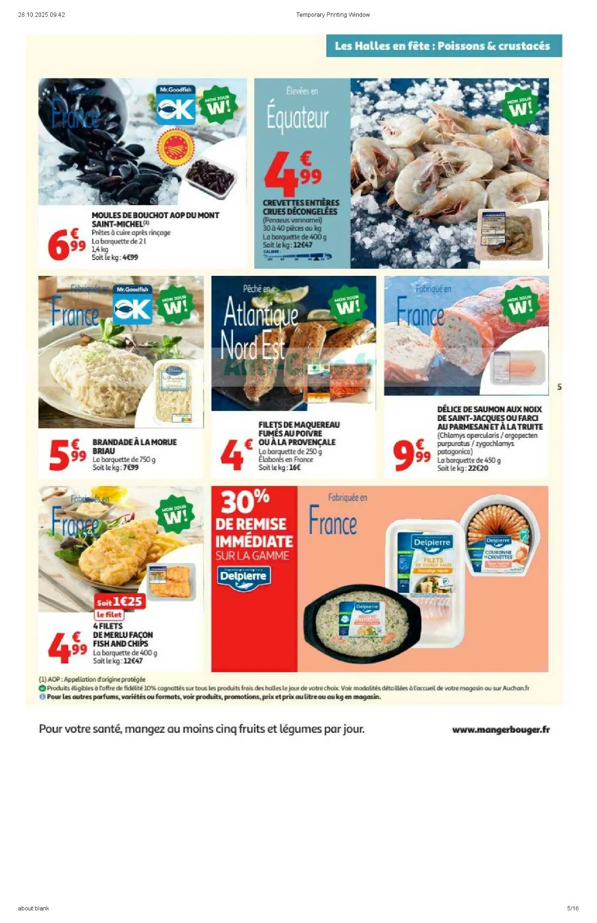 Catalogue Auchan Supermarché du 4 novembre au 16 novembre, 2025 4 – auchan super 5 1