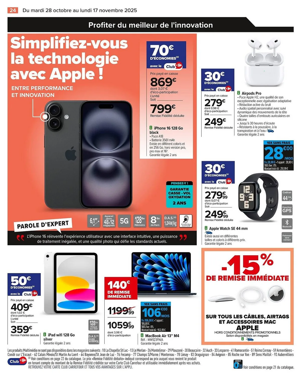 Catalogue Carrefour Multimedia du 28 octobre au 17 novembre, 2025 2 – Catalogue Carrefour Multimedia du 28 octobre au 17 novembre, 2025 1 – carrefour multemedia 25