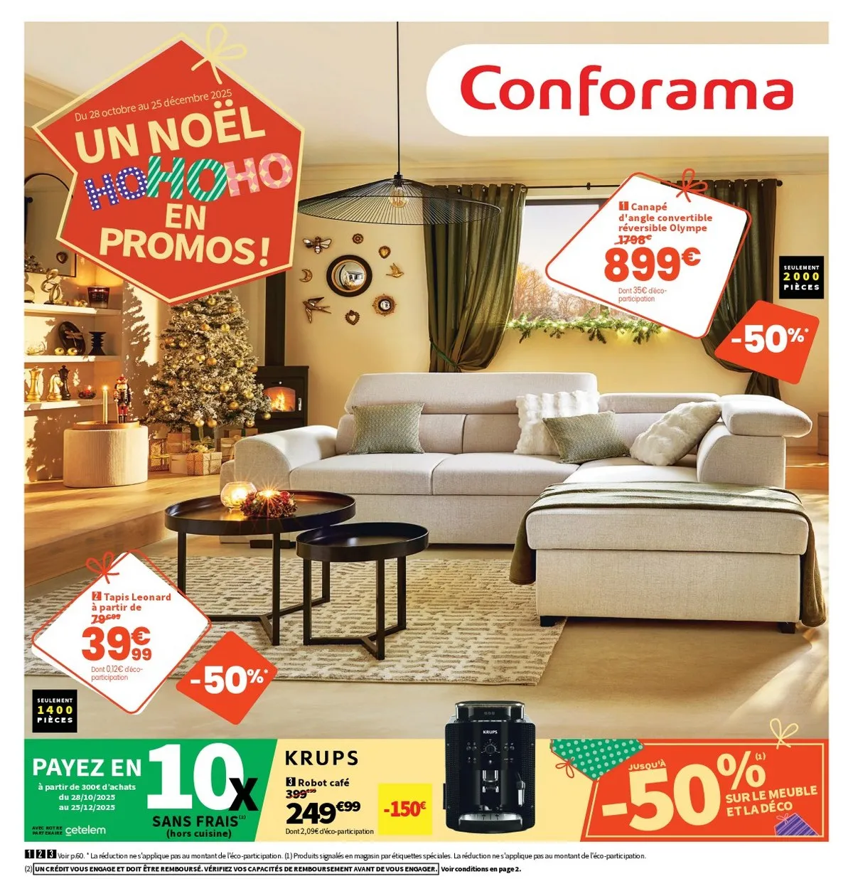 Catalogue Conforama Noël du 28 octobre au 24 décembre, 2025 30 – conforama catalogue 1