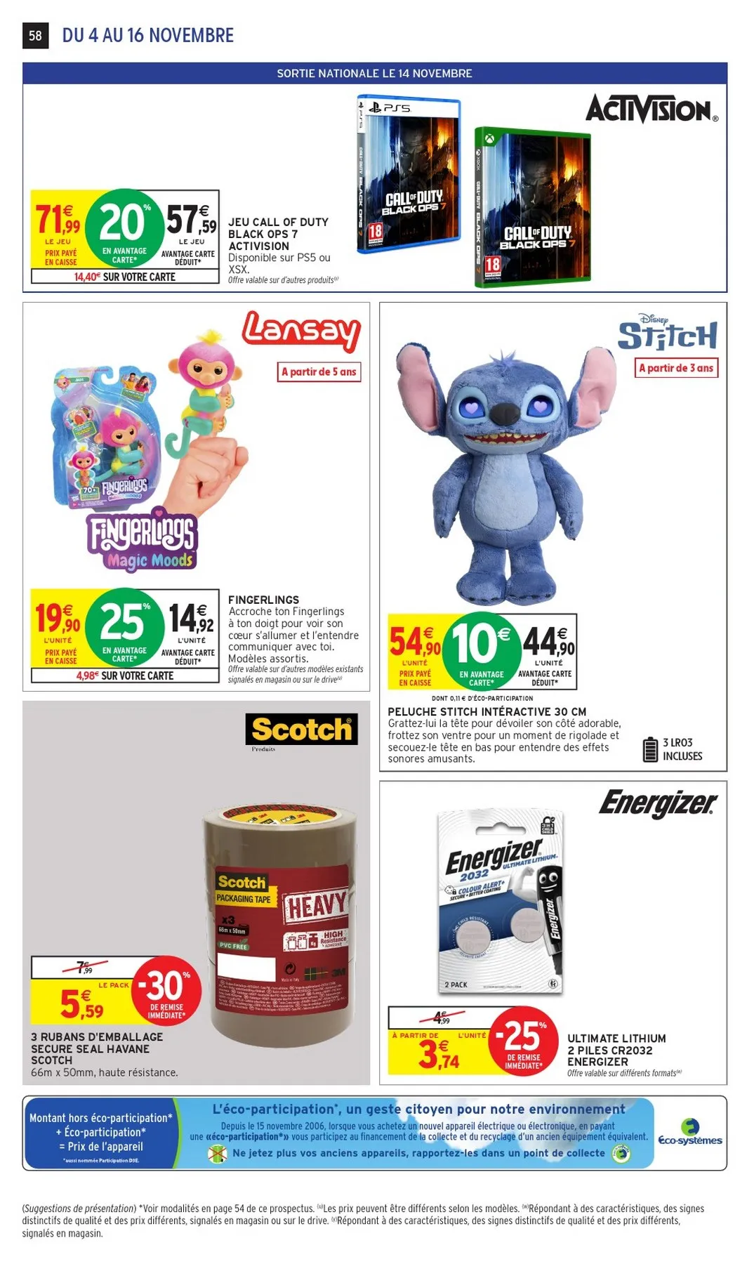 Catalogue Intermarché Hyper du 4 novembre au 16 novembre, 2025 8 – intermarche hyper 58