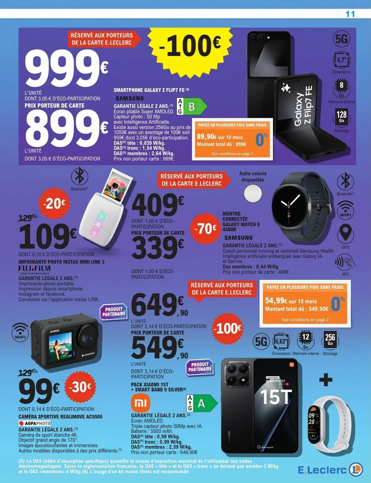 Catalogue Leclerc du 28 octobre au 8 novembre, 2025 (High Tech) 4 – leclerc high tech 11