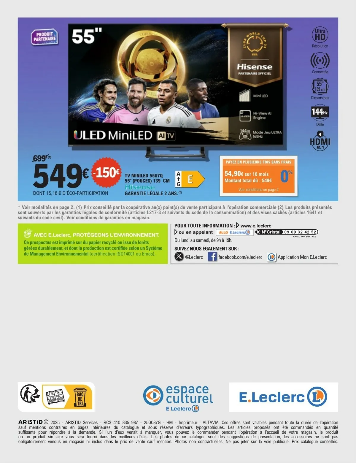 Catalogue Leclerc du 28 octobre au 8 novembre, 2025 (High Tech) 5 – Catalogue Leclerc du 28 octobre au 8 novembre, 2025 (High Tech) 4 – leclerc high tech 16