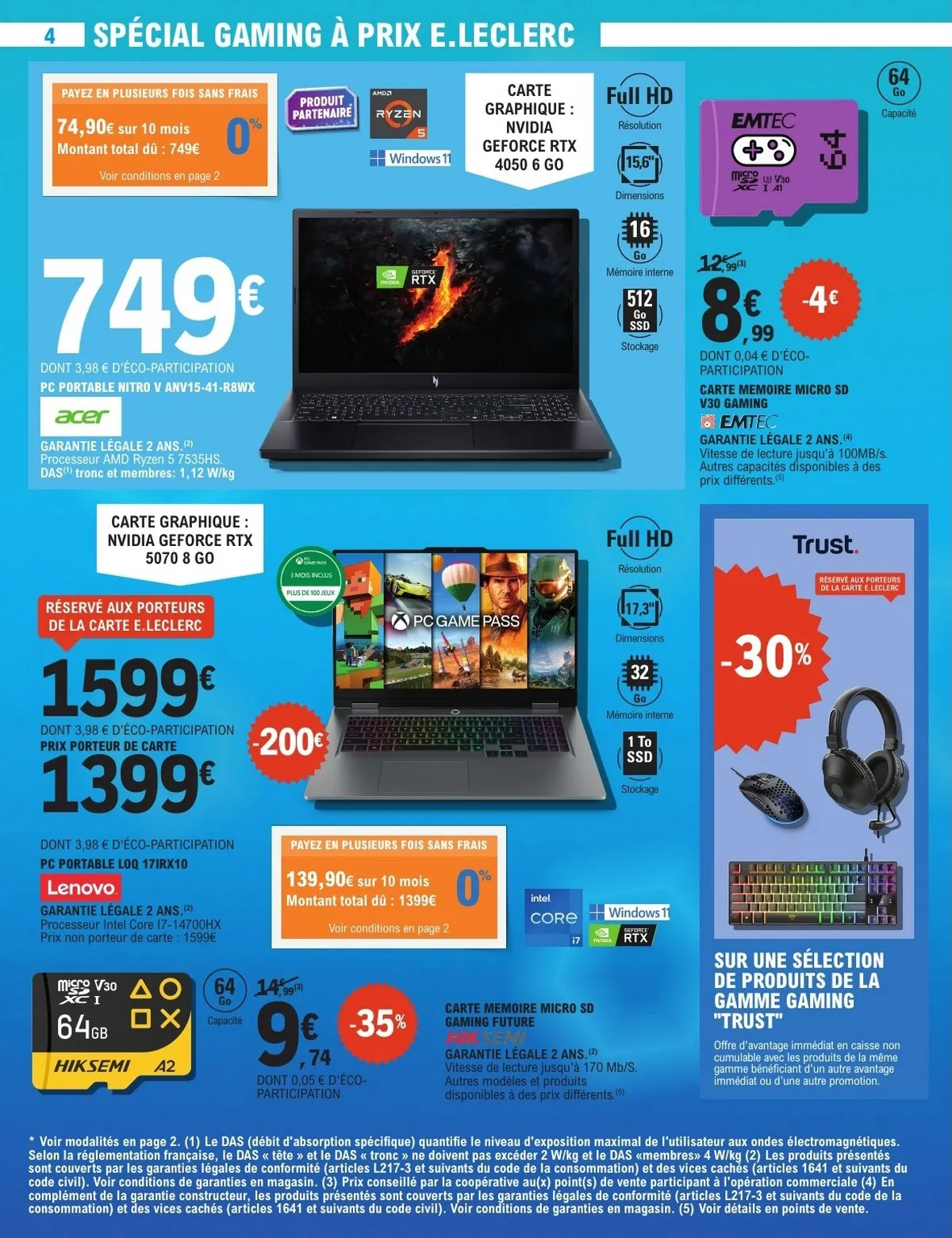 Catalogue Leclerc du 28 octobre au 8 novembre, 2025 (High Tech) 3 – leclerc high tech 4