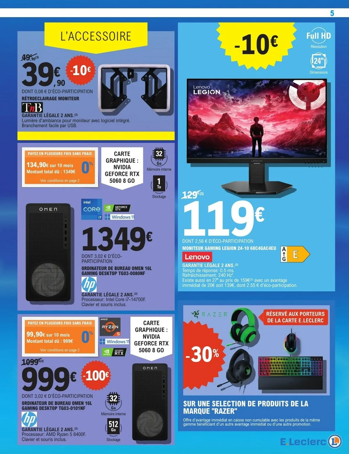 Catalogue Leclerc du 28 octobre au 8 novembre, 2025 (High Tech) 4 – leclerc high tech 5