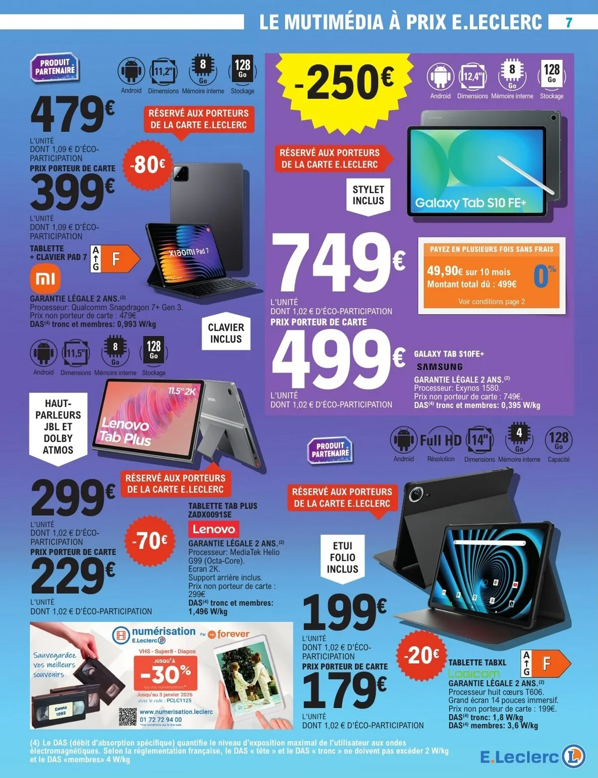 Catalogue Leclerc du 28 octobre au 8 novembre, 2025 (High Tech) 6 – leclerc high tech 7