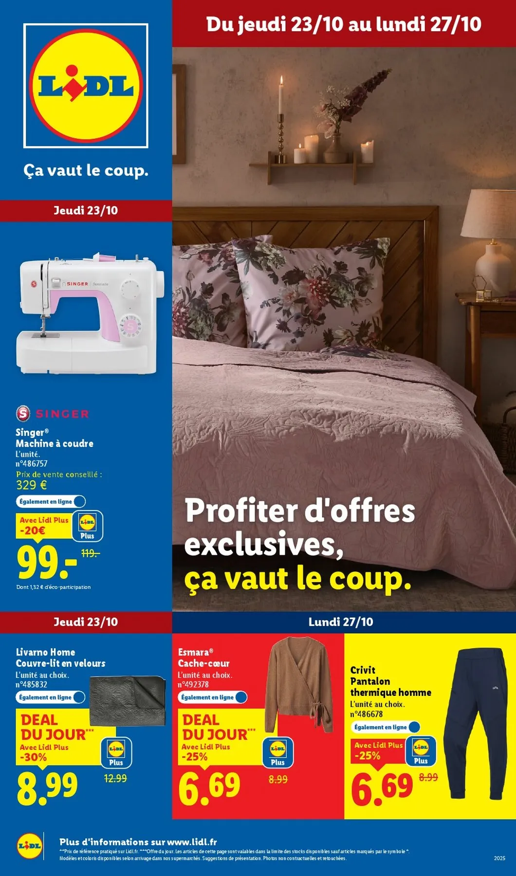 Catalogue Lidl Bonnes du 23 octobre au 27 octobre, 2025 1 – lidl bonnes 1