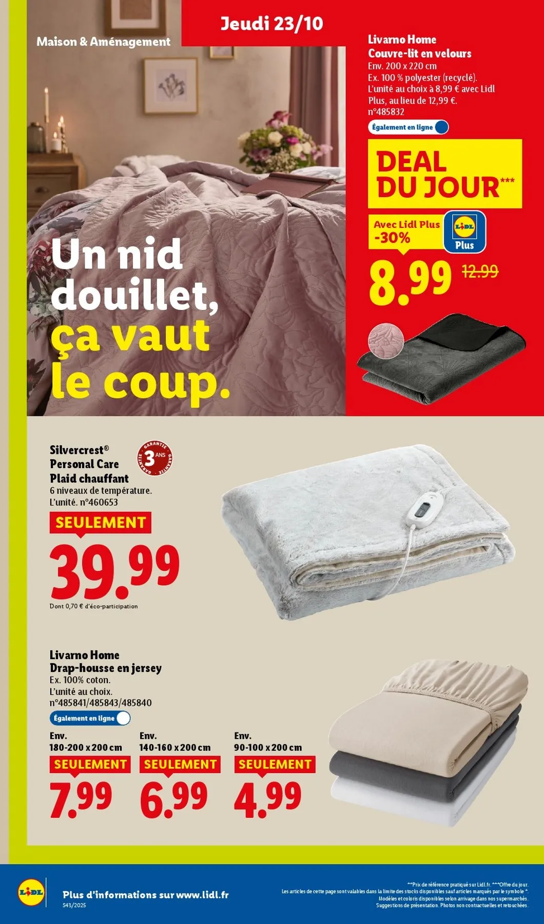 Catalogue Lidl Bonnes du 23 octobre au 27 octobre, 2025 1 – lidl bonnes 14