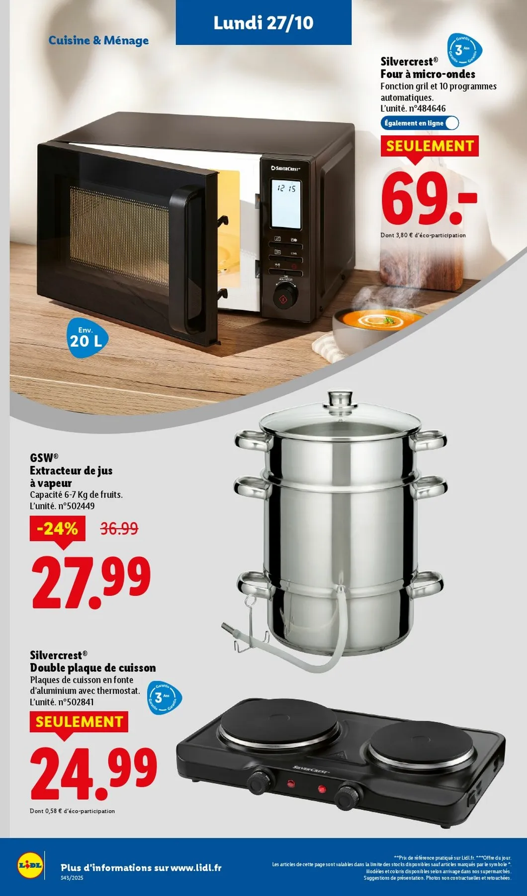 Catalogue Lidl Bonnes du 23 octobre au 27 octobre, 2025 5 – lidl bonnes 24