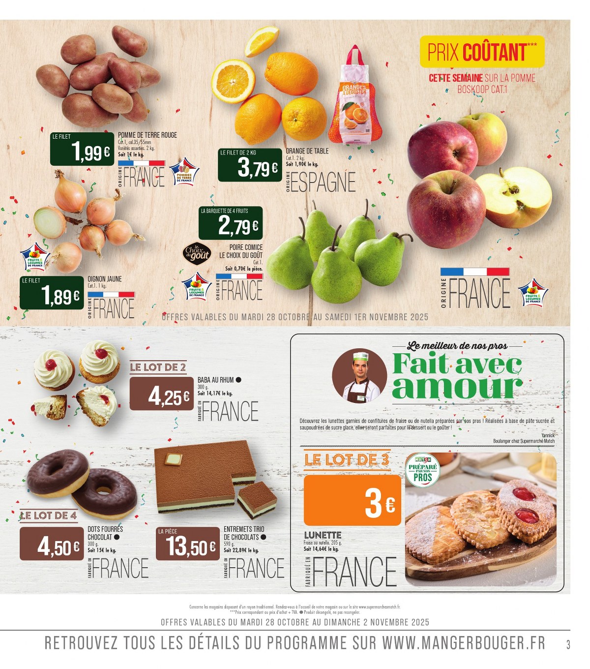 Catalogue Match du 28 octobre au 9 novembre, 2025 2 – match catalogue 3 1