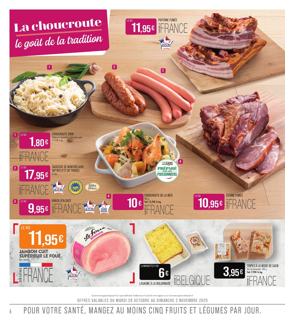 Catalogue Match du 28 octobre au 9 novembre, 2025 5 – match catalogue 6 1