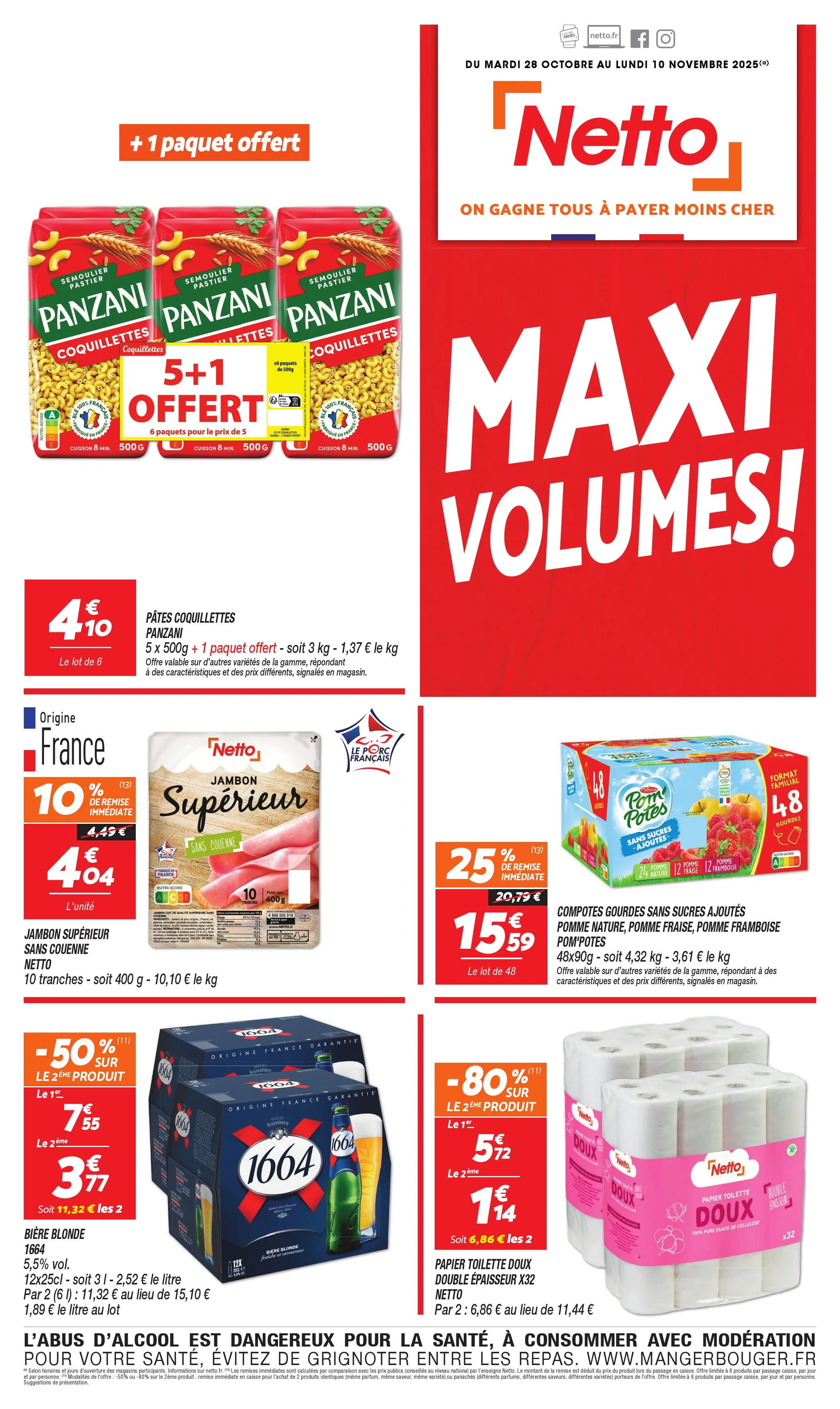 Catalogue Netto du 28 octobre au 3 novembre, 2025 2 – catalogue netto Catalogue Netto du 28 octobre au 3 novembre, 2025 1 – netto catalogue 1