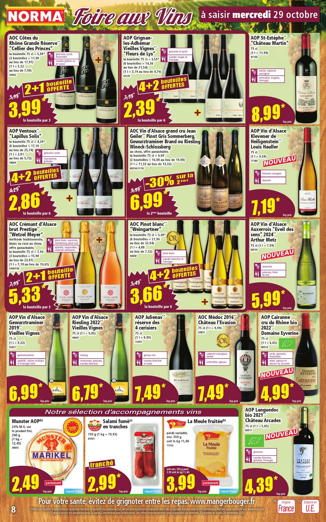 Catalogue Norma du 29 octobre au 4 novembre, 2025, 2025 1 – norma catalogue 8 1