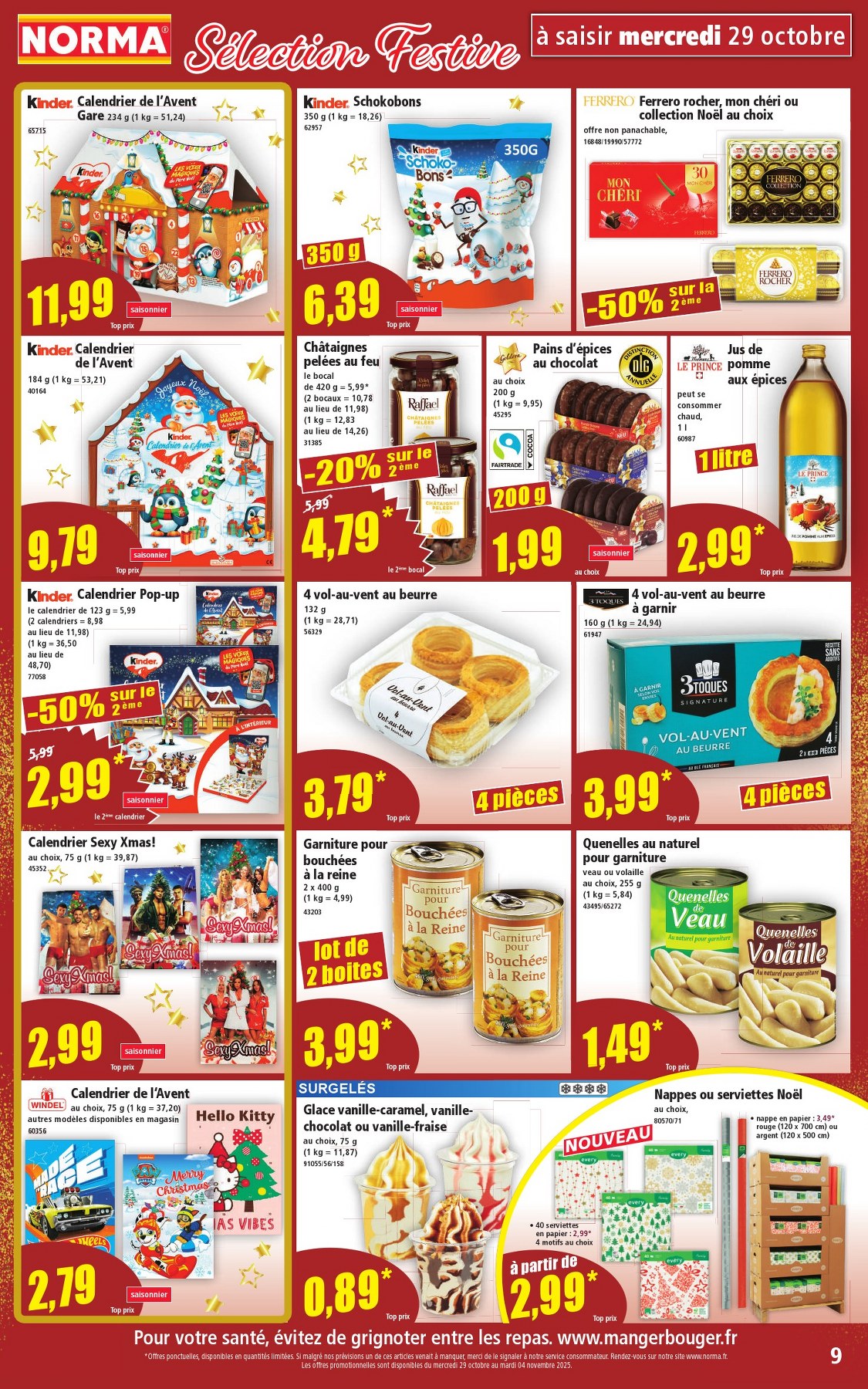 Catalogue Norma du 29 octobre au 4 novembre, 2025, 2025 2 – norma catalogue 9 1