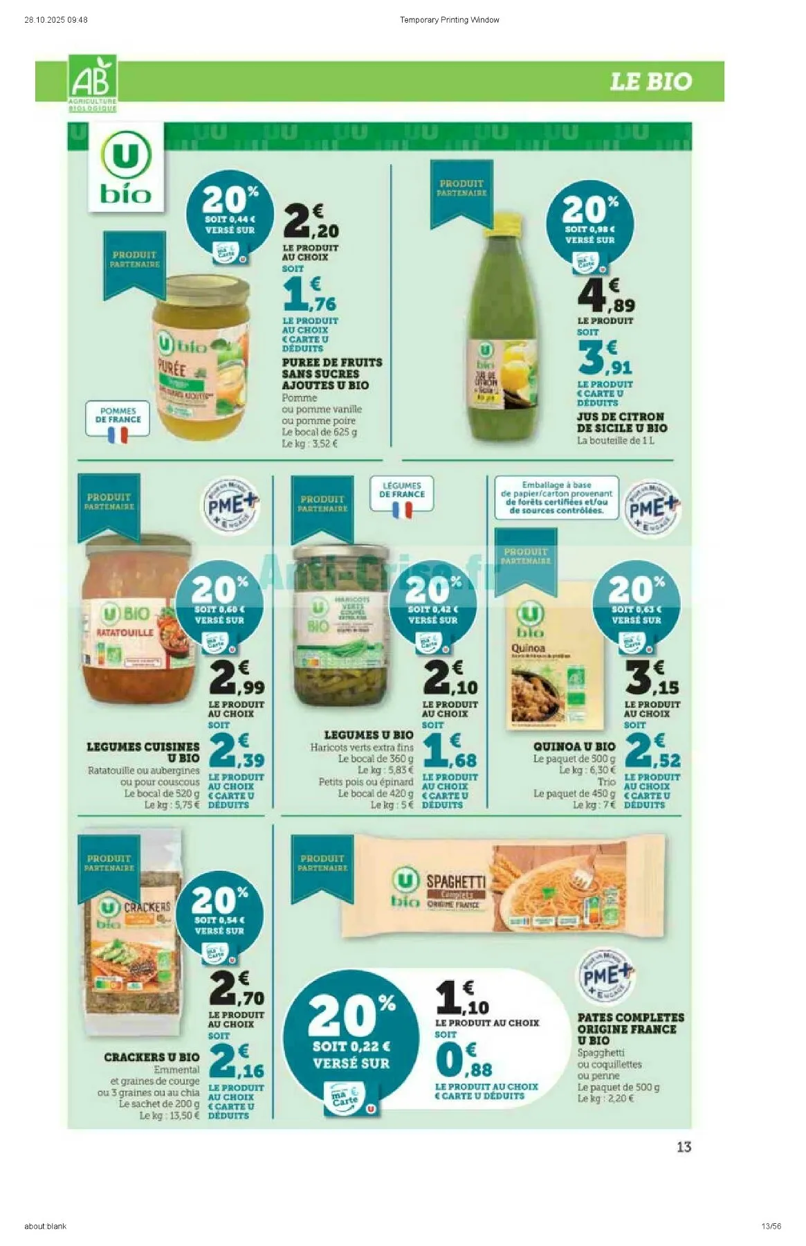 Catalogue Super U du 4 novembre au 16 novembre, 2025 3 – superu catalogue 13