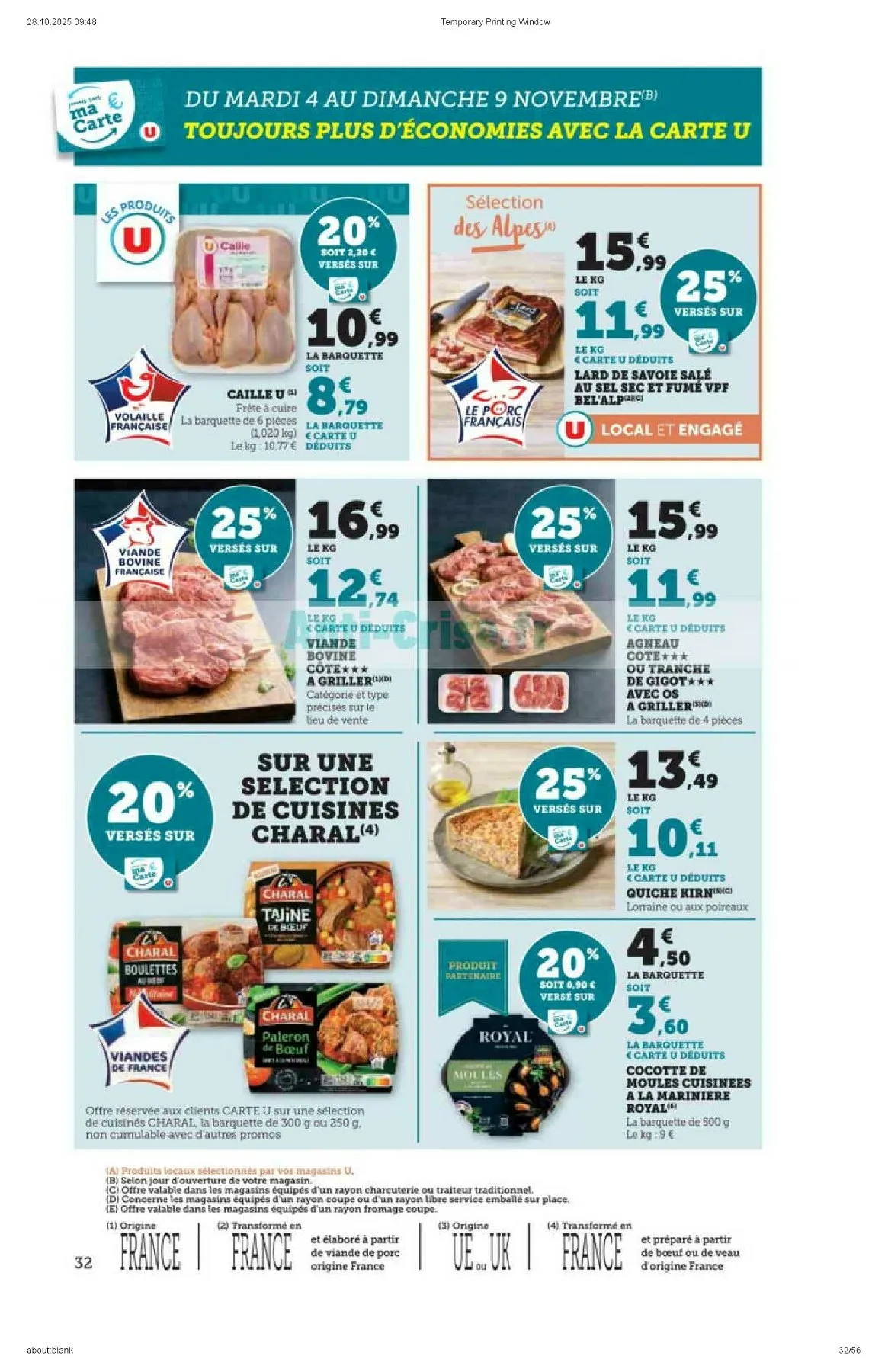 Catalogue Super U du 4 novembre au 16 novembre, 2025 2 – superu catalogue 32