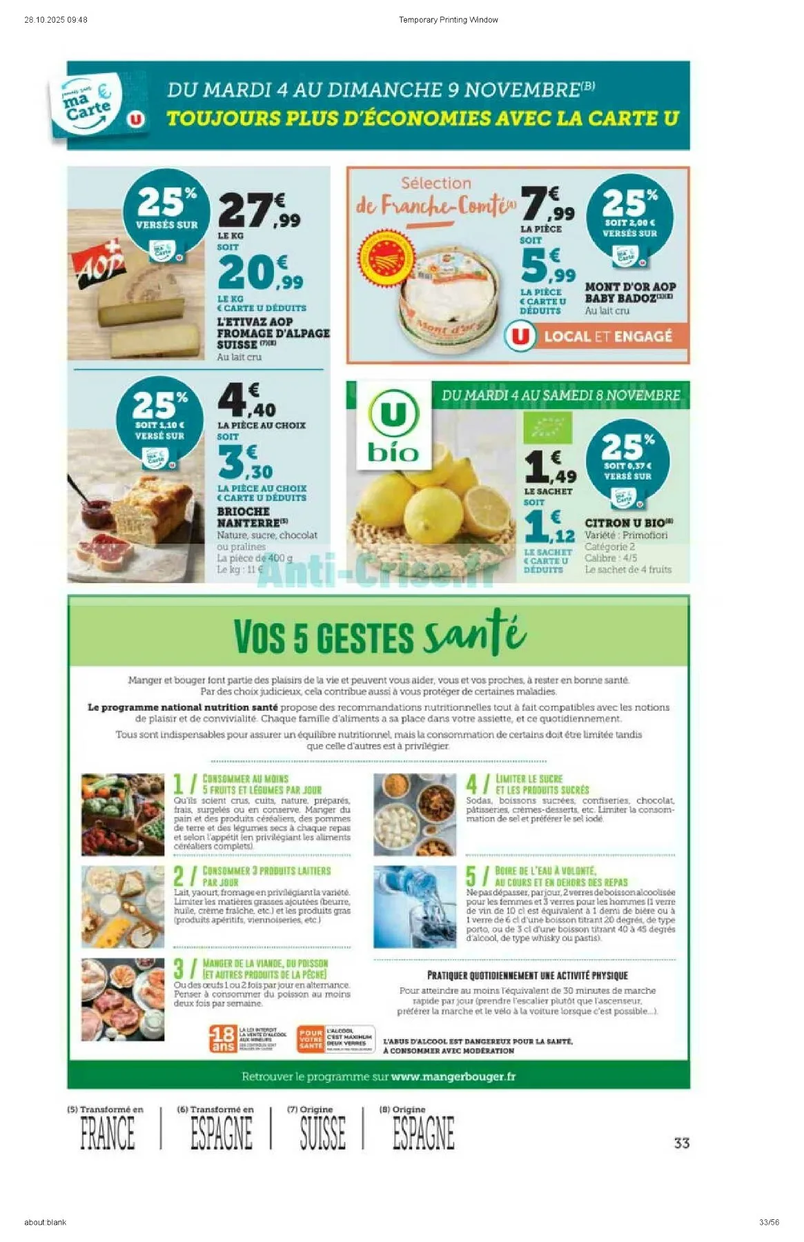 Catalogue Super U du 4 novembre au 16 novembre, 2025 3 – superu catalogue 33