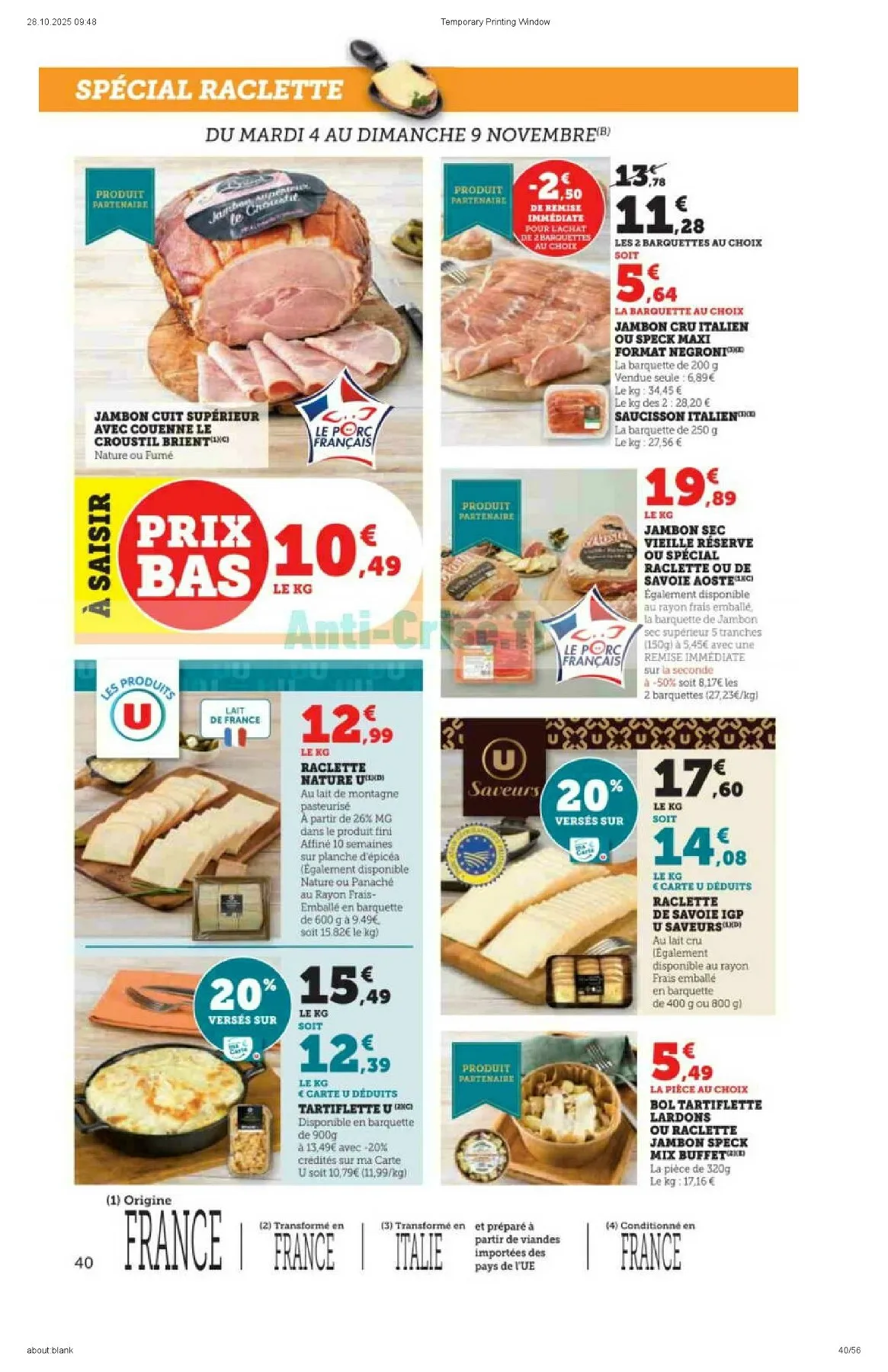 Catalogue Super U du 4 novembre au 16 novembre, 2025 10 – superu catalogue 40