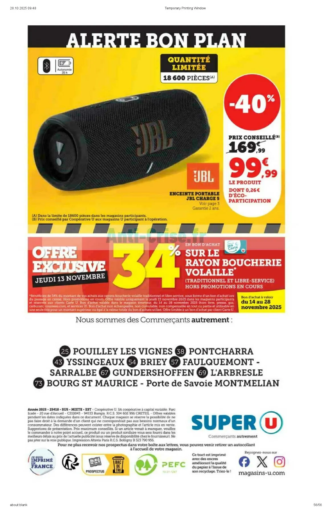 Catalogue Super U du 4 novembre au 16 novembre, 2025 8 – superu catalogue 56