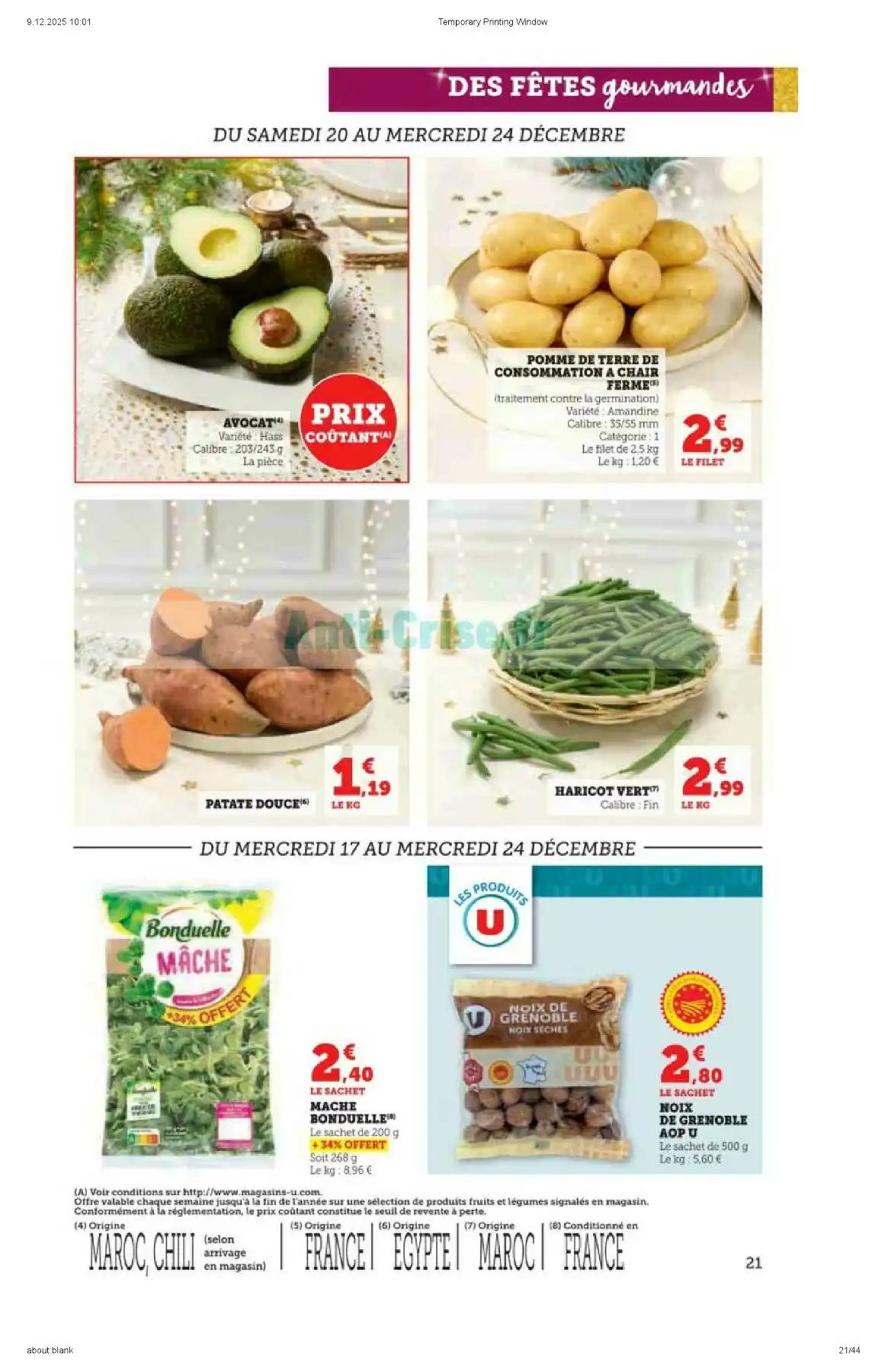 Catalogue Hyper U du 16 décembre au 28 décembre, 2025 2 – hyper u catalogue 21