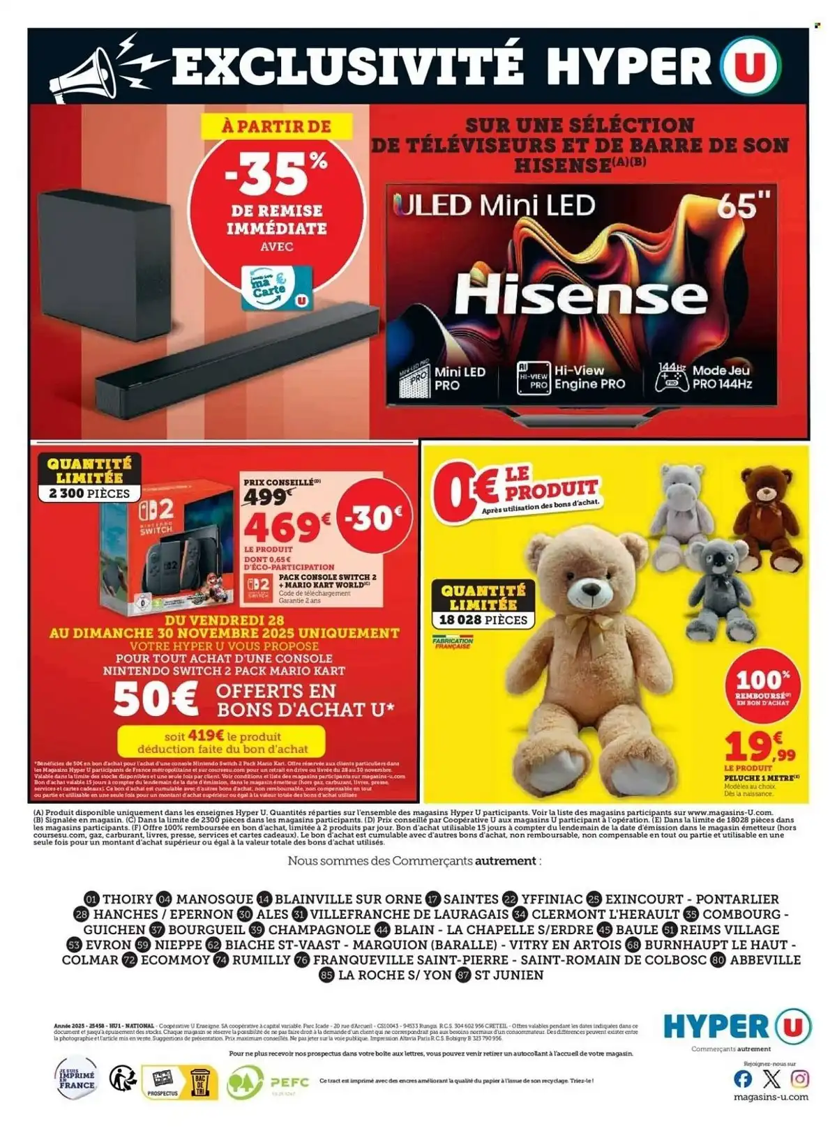 Catalogue Hyper U Black Friday du 28 novembre au 30 novembre, 2025 1 – hyperu black 6