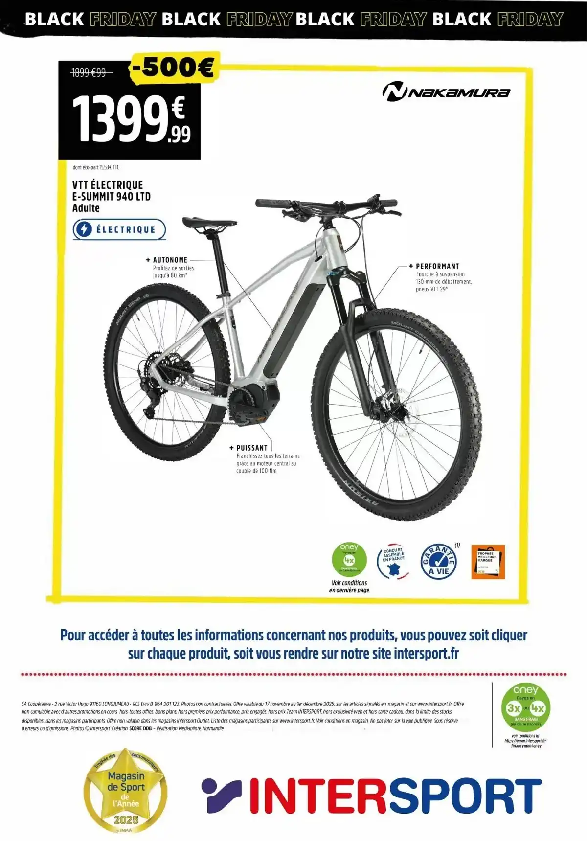 Catalogue Intersport du 17 novembre au 30 novembre, 2025 2 – intersport black 7