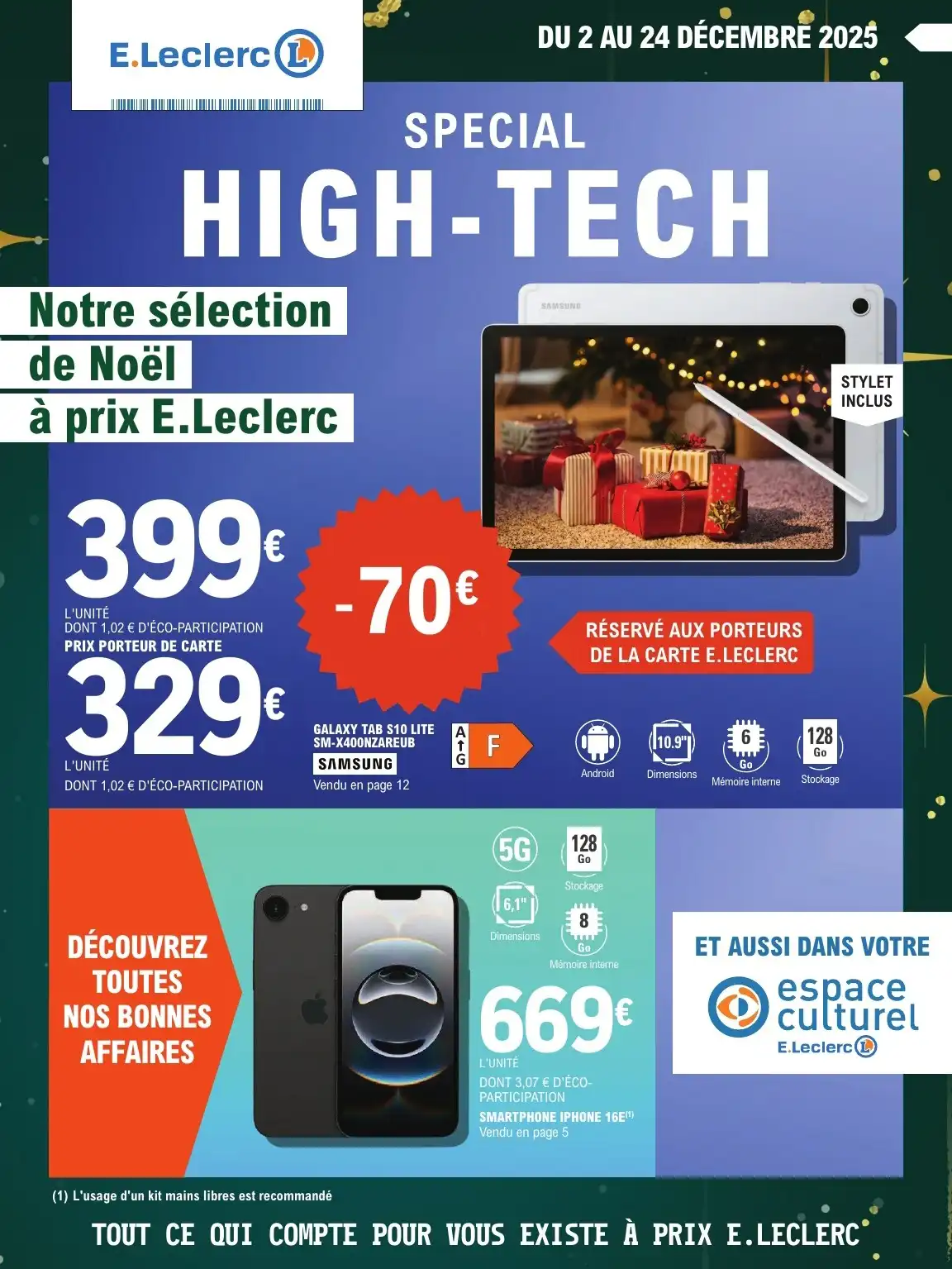 Catalogue Leclerc Black Friday 2025 4 – leclerc hhigh tech 1